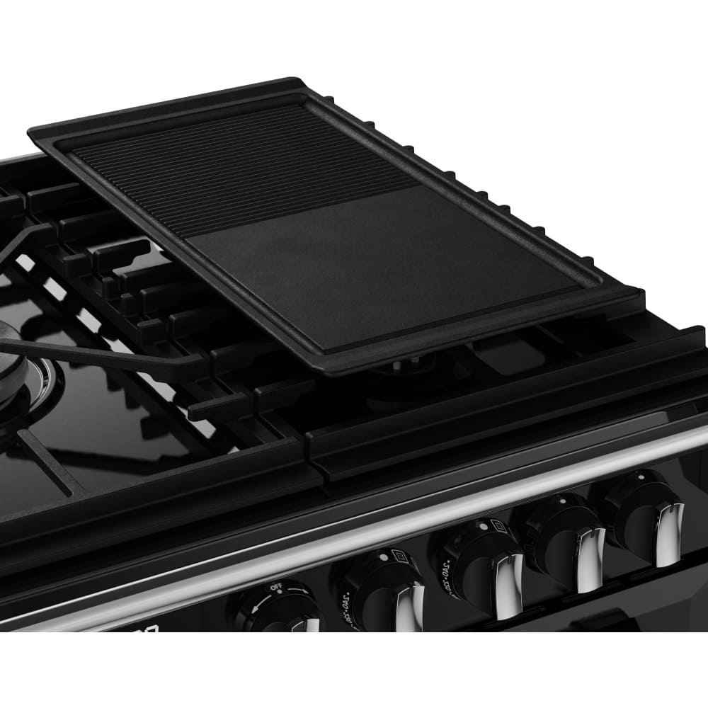 90cm Dual Fuel Stoves Range Cooker, Black, A Rated - DX RCA RICH 90DF BLK - London Houseware - 9