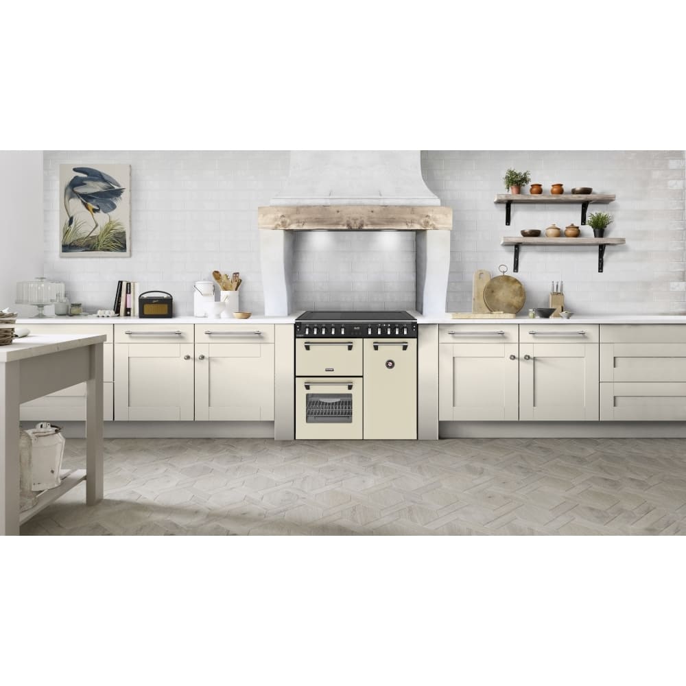 90cm Induction Stoves Range Cooker, Cream, A Rated - DX RCA RICH 90Ei RTY - London Houseware - 7