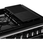 110cm Dual Fuel Stoves Range Cooker, Black, A Rated - DX RCA RICH 110DF BLK - London Houseware - 6