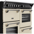 110cm Dual Fuel Stoves Range Cooker, Cream, A Rated - DX RCA RICH 110DF CRM - London Houseware - 5