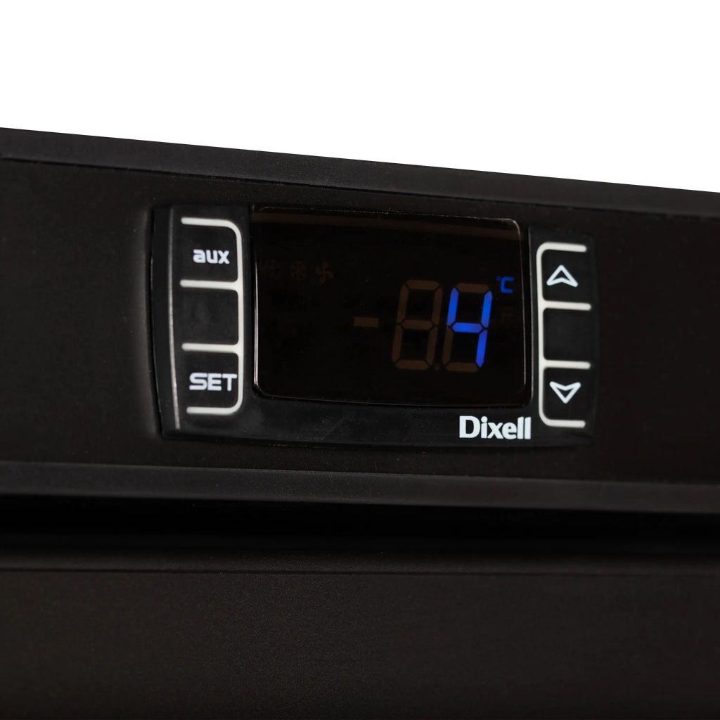 BLACK Glass Door Merchandiser – 400L Refrigerator UR400G