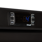 BLACK Glass Door Merchandiser – 400L Refrigerator UR400G