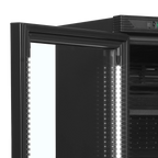 Tefcold Black Glass Door Merchandiser – Energy-Efficient Cooling ❄️