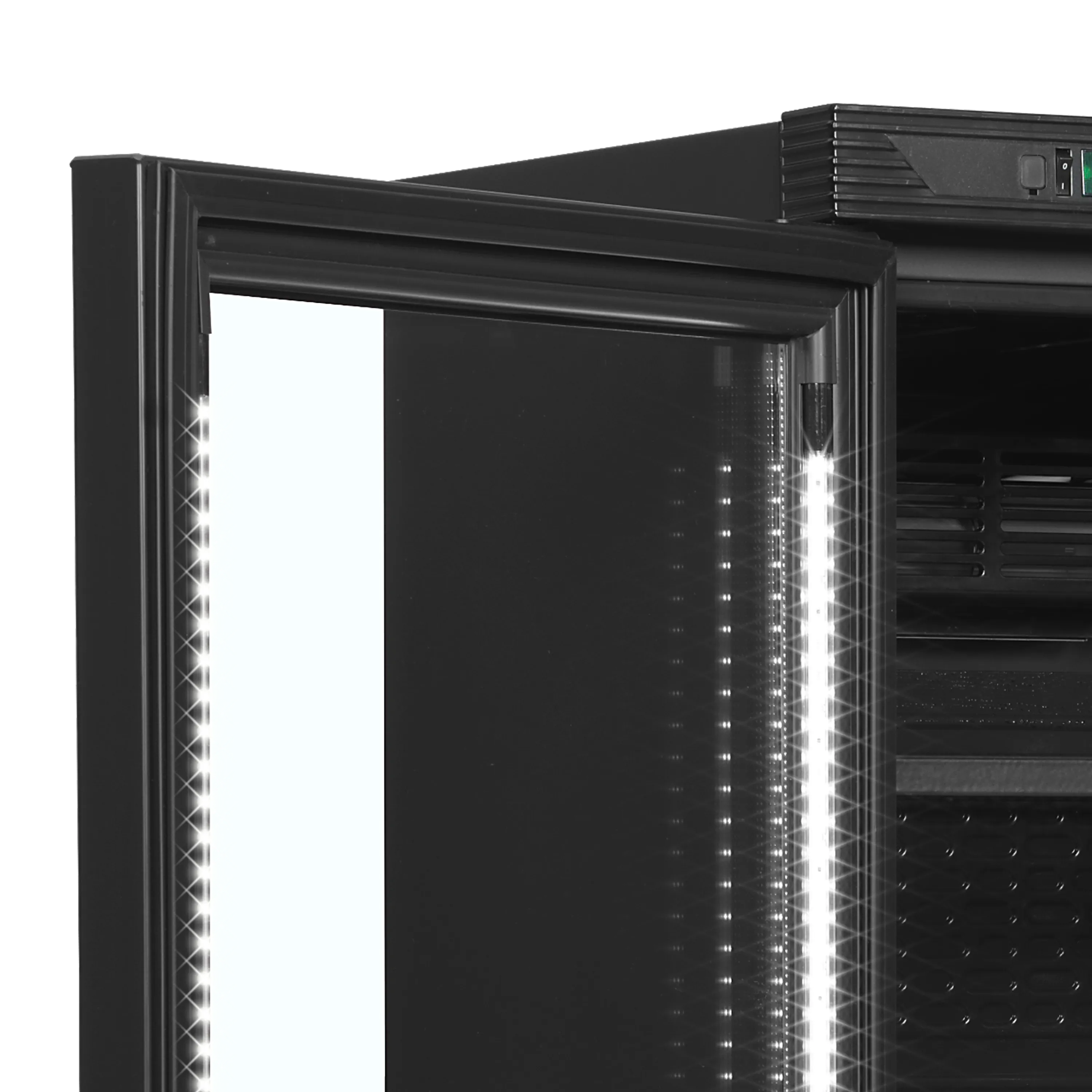 Tefcold Black Glass Door Merchandiser – Energy-Efficient Cooling ❄️