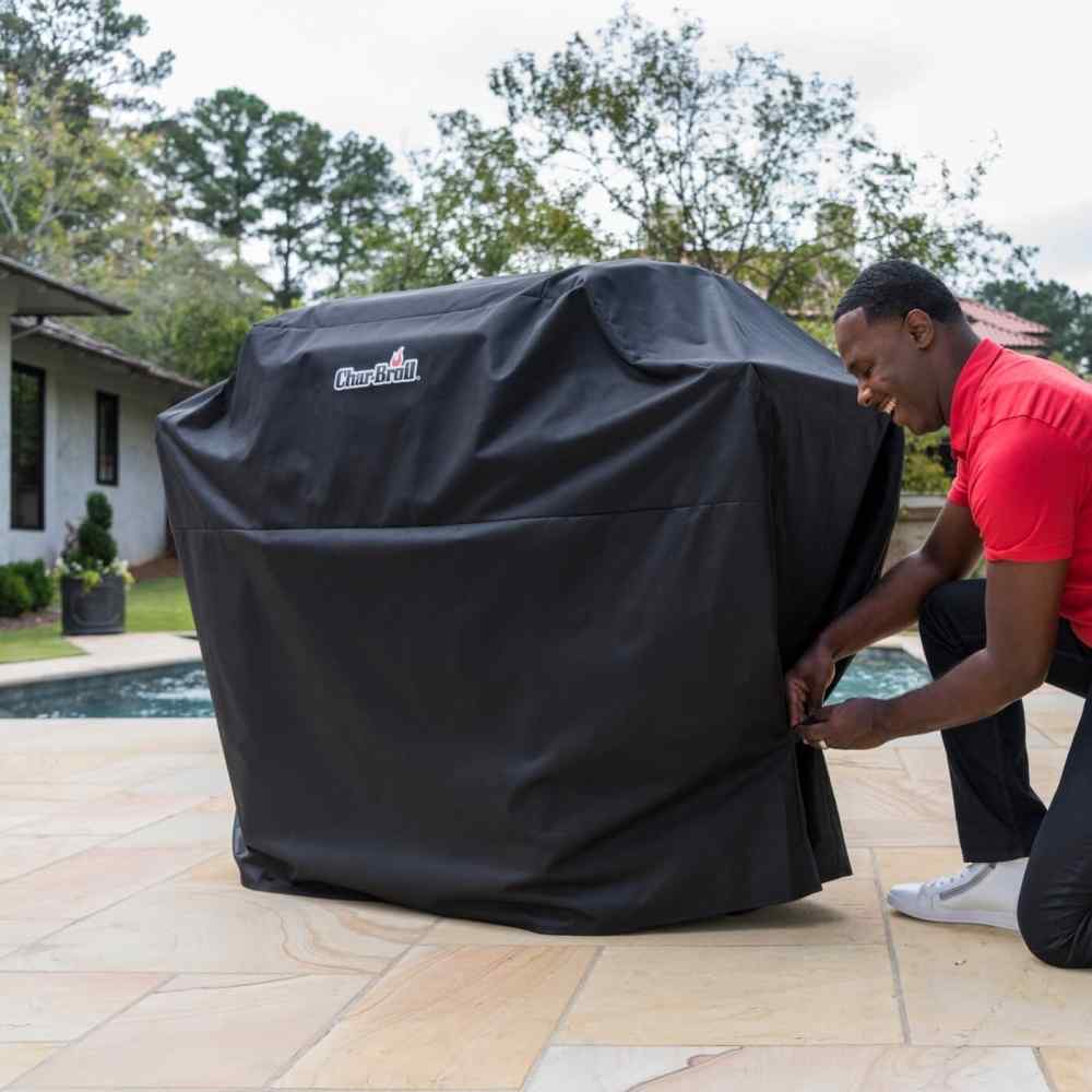 4 Burner Hybrid BBQ Grills Cover Pack, Black - Char-Broil - Naamaste London Homewares - 12