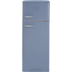 162L Sea Holly Retro Fridge Freezer, 80/20, Blue - CDA Betty - London Houseware - 1