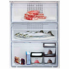 220L Frost Free Beko Fridge Freezer, 50/50, Silver - CFG4552S - London Houseware - 2