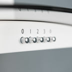 60cm White Chimney Cooker Hood - SIA CGH60WH - London Houseware - 6