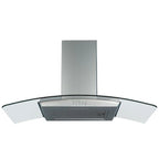SIA CGH90SS- 90cm Curved Glass Stainless Steel Chimney Cooker Hood - London Houseware - 2