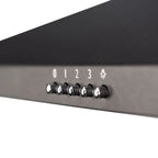 90cm Black Glass Chimney Cooker Hood – SIA CHL90BL - London Houseware - 5