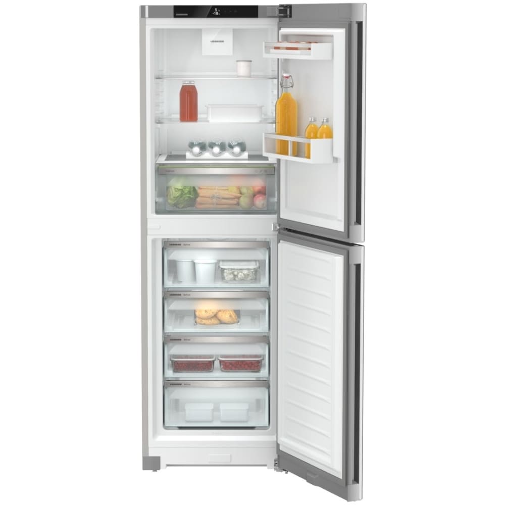 319L No Frost Freestanding Fridge Freezer, 60/40, Stainless Steel - Liebherr CNsfd5204 - London Houseware - 6