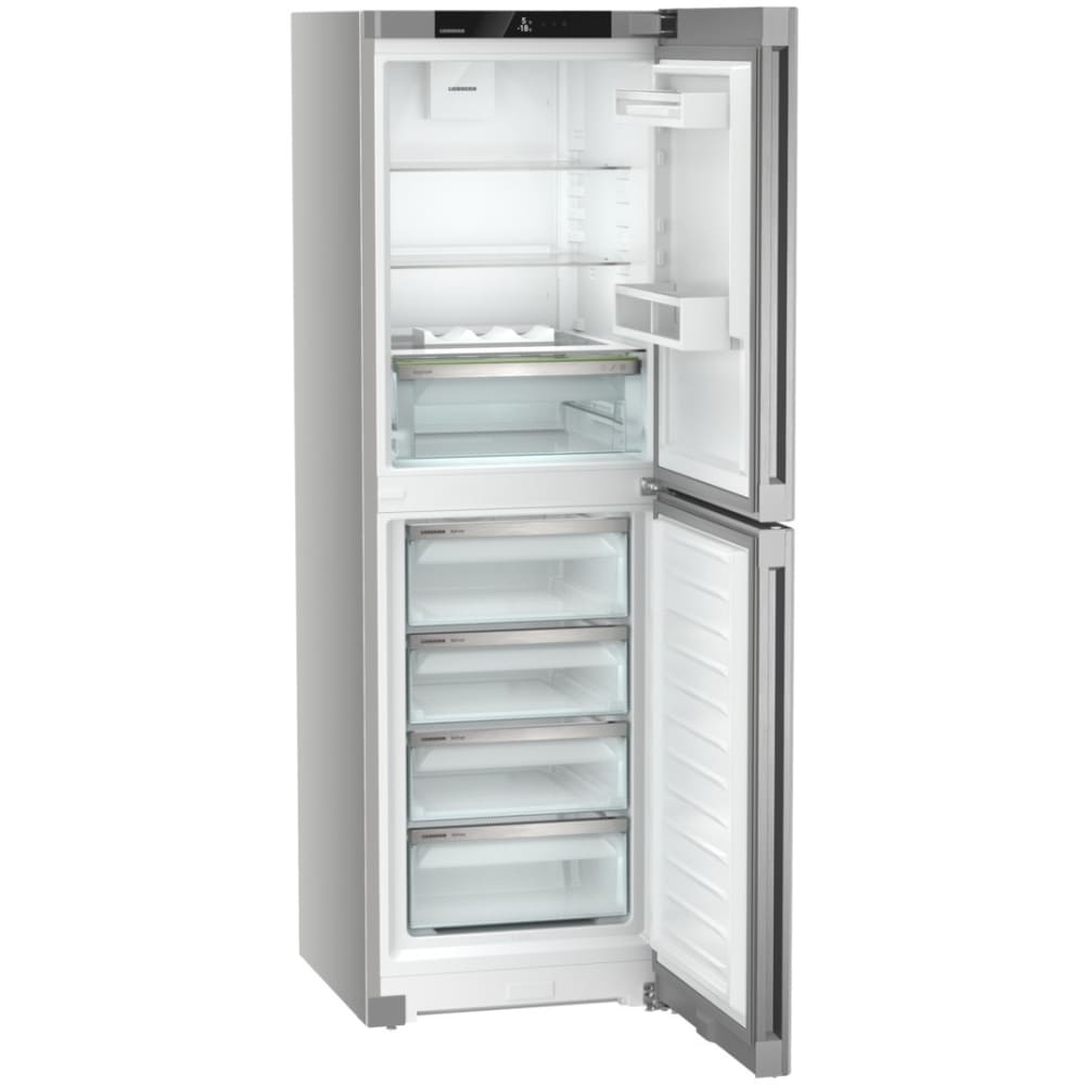 319L No Frost Freestanding Fridge Freezer, 60/40, Stainless Steel - Liebherr CNsfd5204 - London Houseware - 5