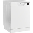 Beko Dishwasher, 60cm White Freestanding - DVN05C20W -London Houseware - 2