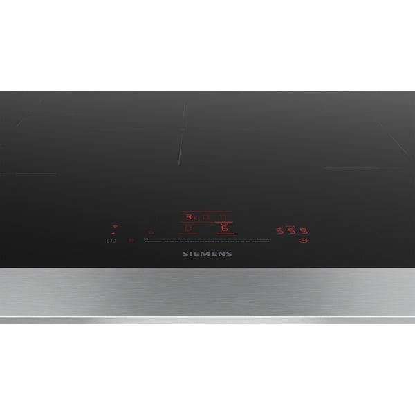 80cm 4 Zone Induction Hob, Black - Siemens EH801HVB1E iQ100 - Naamaste London Homewares - 2