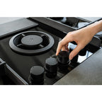 NikolaTesla Vented Hob, Black Glass - Elica NT-FLAME-BLK-RC - Naamaste London Homewares - 6