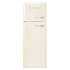 265L Retro Static Smeg Fridge Freezer, 80/20, Cream - FAB30LCR5UK - London Houseware - 1