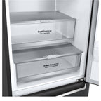 384L No Frost Black Fridge Freezer, 70/30 Freestanding - LG GBB92MCB2P - London Houseware - 8