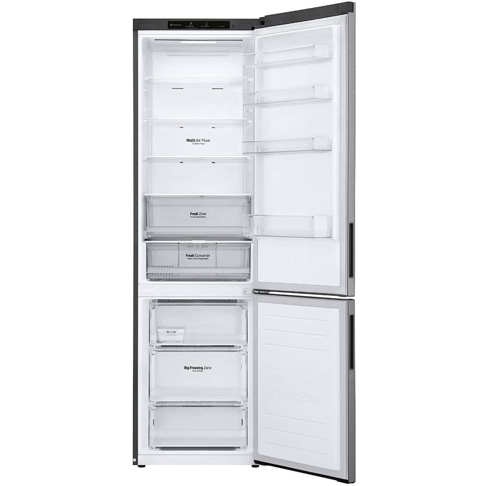 384L No Frost Freestanding Fridge Freezer, 70/30, Silver, B Rated - LG GBP62PZNBC - London Houseware - 4