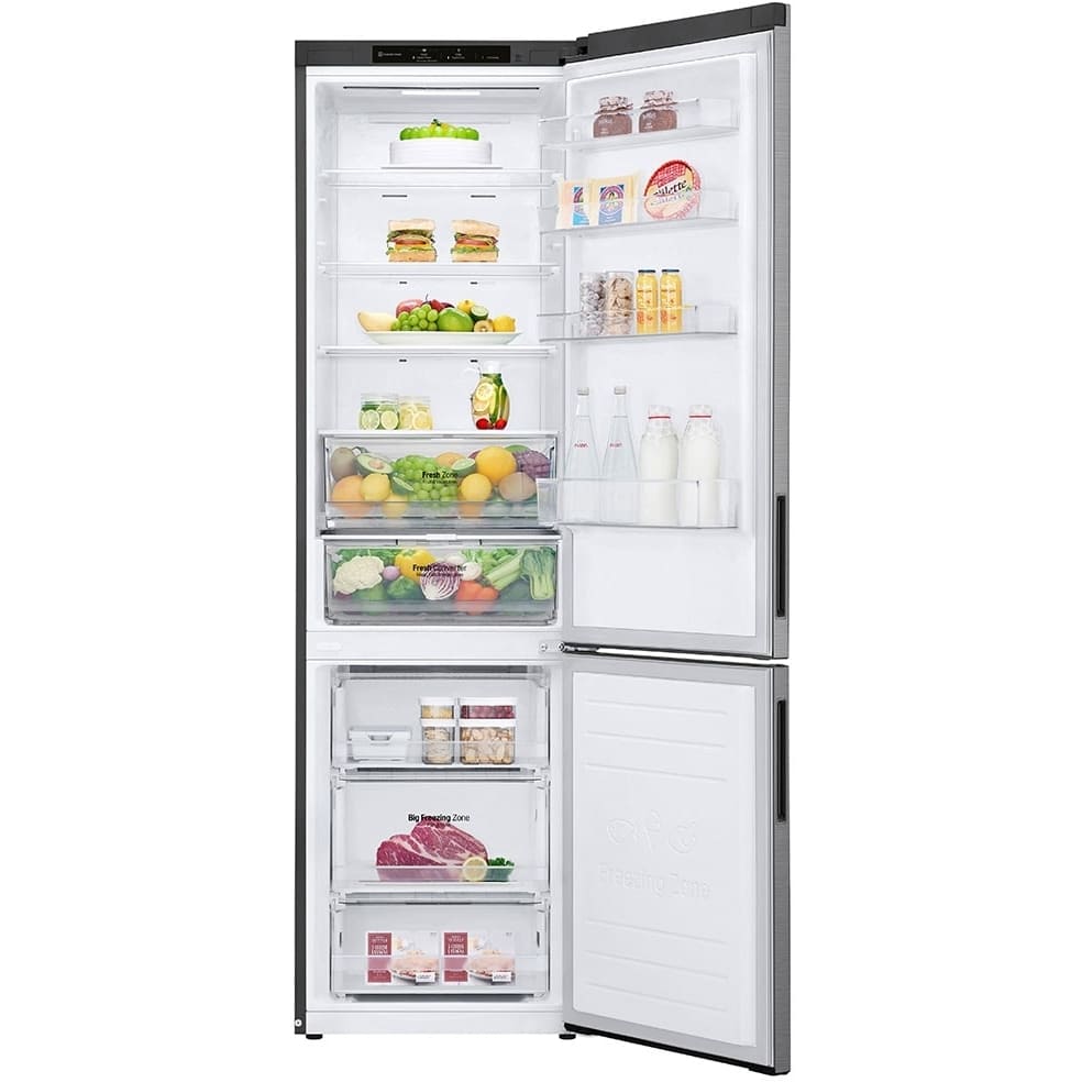384L No Frost Freestanding Fridge Freezer, 70/30, Silver, B Rated - LG GBP62PZNBC - London Houseware - 14