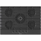 Black on Glass 5 Burner Gas Hob - Hisense GG773B - London Houseware - 6