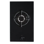 30cm Black Single Burner Glass Gas Hob – SIA GHG101BL - London Houseware - 1