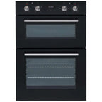 SIA 60cm Built In Electric Double Oven & 70cm Black Glass 5 Burner Gas Hob - London Houseware - 3