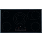 90cm 5 Zone Electric Ceramic Hob, Black - AEG HRE95770FB Naamaste London Homewares - 1