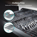 Hisense Dishwasher, White Freestanding - HS673C60WUK - London Houseware - 10