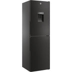 145L Low Frost Black Fridge Freezer, 50/50 - Hoover HV3CT175LFWKB - London Houseware - 2