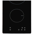 30cm 2 Zone Electric Induction Hob - SIA INDH30BL