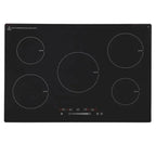 75cm Black 5 Zone Induction Hob/ Touch Control - SIA INDH75BL - London Houseware - 1