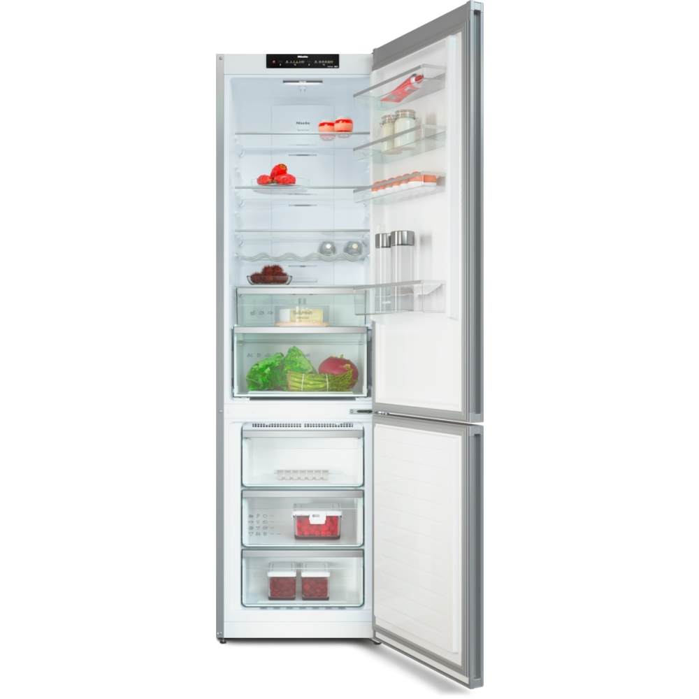 326L No Frost Freestanding Fridge Freezer, 70/30, Stainless Steel - Miele KFN 4391 ED - London Houseware - 3