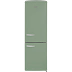 330L Retro Frost Free Fridge Freezer, 60/40, Green - CDA Florence Meadow - London Houseware - 1