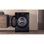 Hotpoint Washing Machine 9kg in Black, Freestanding – NSWF 945C BS UK N - London Houseware - 3