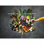 339L Low Frost Freestanding Fridge Freezer, 70/30, Silver - AEG ORC5S331EX - London Houseware - 6