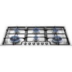 90cm Classic 6 Burner Gas Hob - Smeg PGF962 - London Houseware - 3