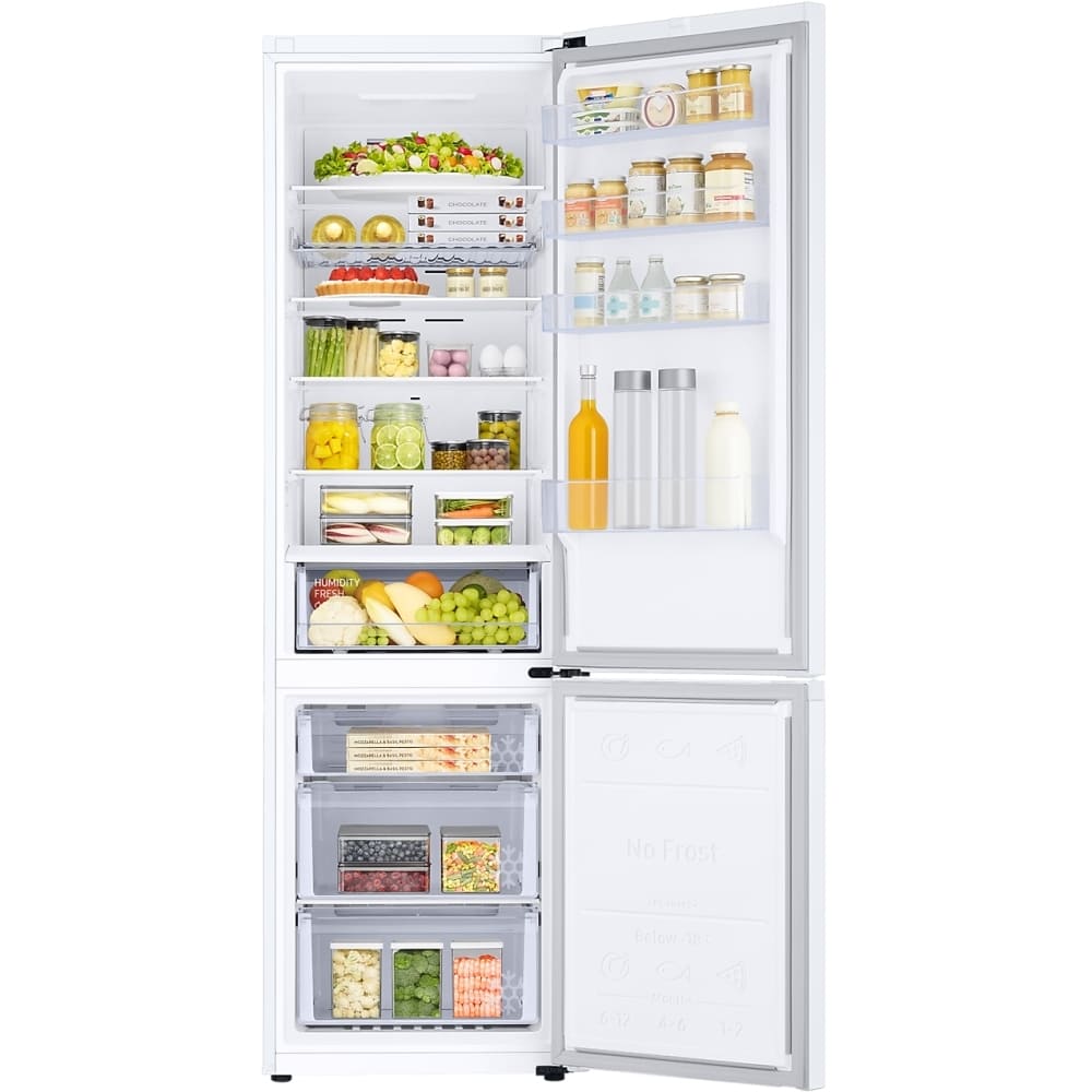 390L SpaceMax No Frost Samsung Fridge Freezer, 80/20, White - RB38C602CWW Series 5 - London Houseware - 5