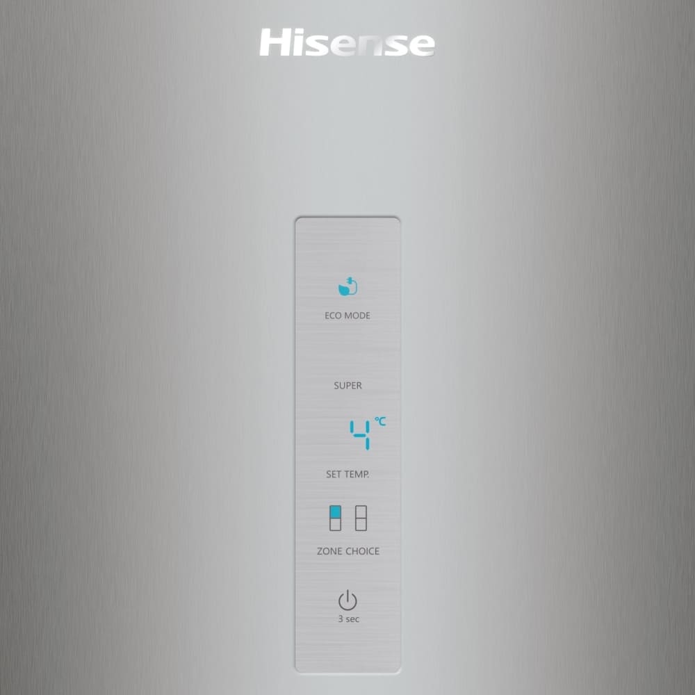 368L Total No Frost Hisense Fridge Freezer, 70/30, Stainless Steel - RM469N4ACEUK -London Houseware - 5