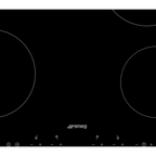 60cm 4 Zone Electric Ceramic Hob, Black Ceramic Glass - Smeg SE364TD - Naamaste London Homewares - 2