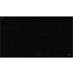 90cm 5 Zone Electric Ceramic Hob, Black Frameless - Smeg SE495ETD Naamaste London Homewares - 1