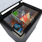 SIA CHF200B - 90cm 201L Black Freestanding Chest Freezer - London Houseware - 2