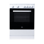 60cm Electric Cooker Oven and Hob/Freestanding, White – SIA ESCA61W - London Houseware - 1