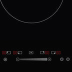 Black 5 Zone Induction Hob - SIA INDH90BL , 86cm - London Houseware - 6