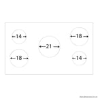 Black 5 Zone Induction Hob - SIA INDH90BL , 86cm - London Houseware - 4