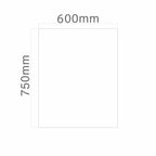 Kitchen Glass Splashback ,Black , 60cm x 75cm - SIA SP60BL - London Houseware - 6
