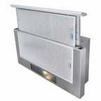 60cm SS Telescopic Integrated Cooker Hood Extractor Fan - SIA TSH60SS - London Houseware - 3