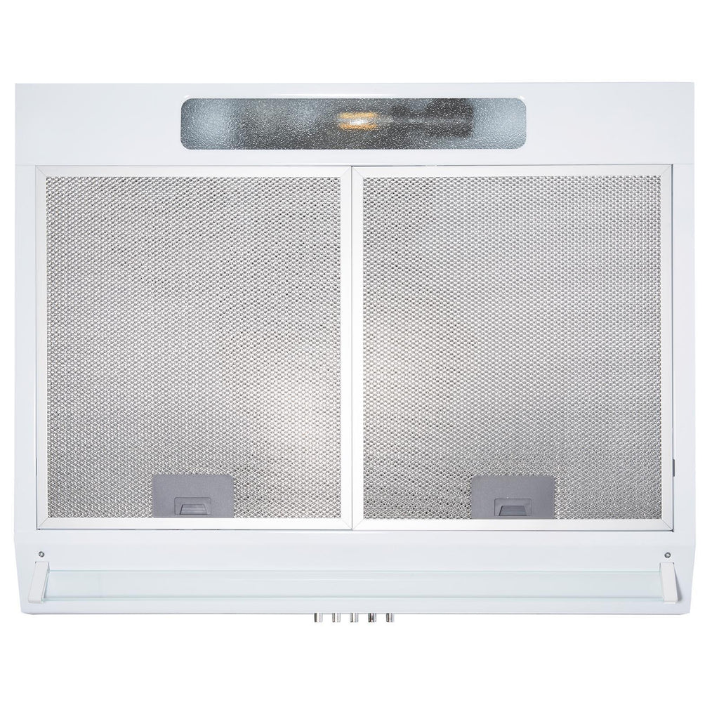 60cm White Kitchen Extractor Fan / Visor Cooker Hood - SIA VSR60WH - London Houseware - 4