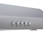 60cm Silver Kitchen Extractor Fan / Visor Cooker Hood - SIA STH60SI - London Houseware - 5