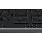 90cm Neff 5 Burner Gas Hob Black on Glass - T29TS79N0 - Naamaste London Homewares - 6