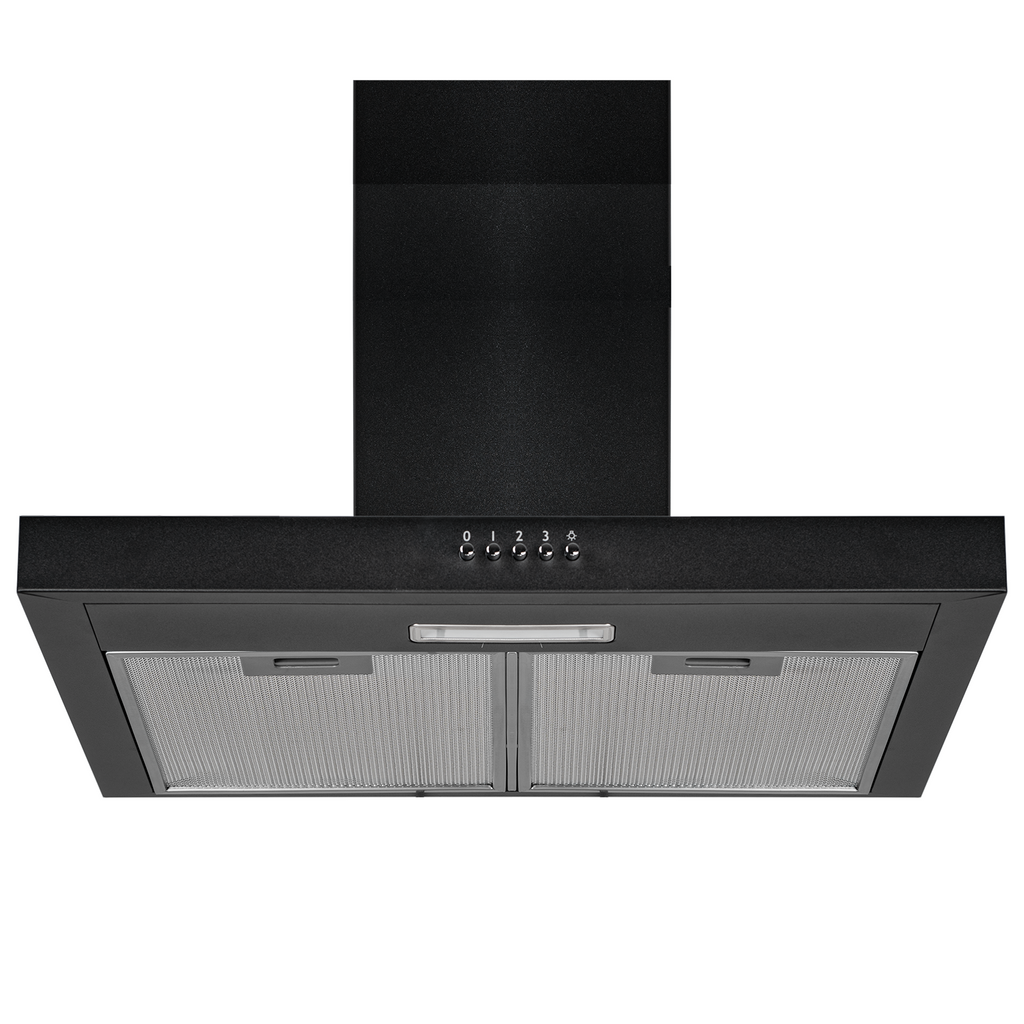 60cm Black Cooker Hood / LED Lighting - SIA TBC60BL - London Houseware - 1